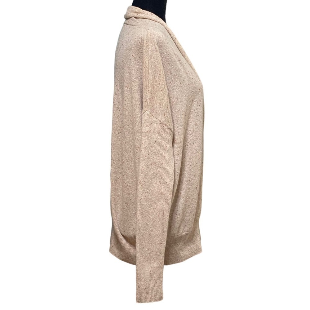 Leo & Sage Cashmere Quiet Luxury Ribbed Pullover Sweater Medium - Picture 2 of 6